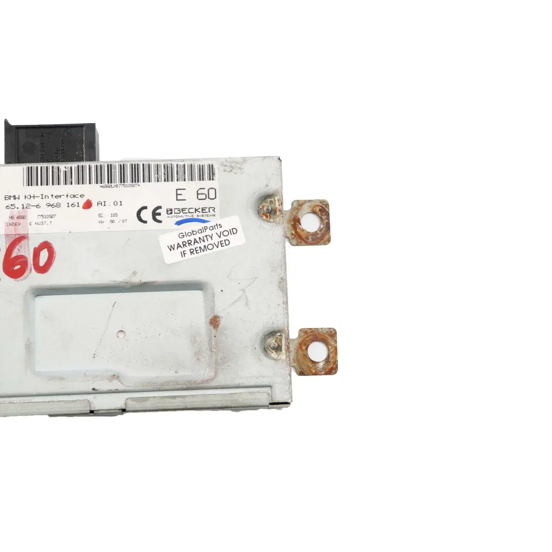 BMW 5 X5 X6 Series E60 E61 E70 E71 Módulo Control DVD Trasero - SKU 6968161 - Número de pieza 6968161