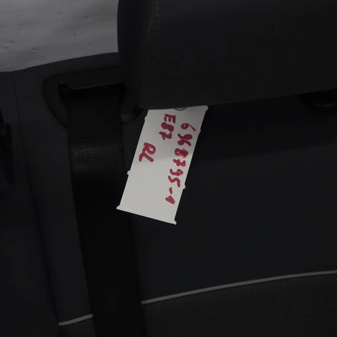 Rücksitz Sitze Hinten Links Bezug Lehne Stoff Alaskagrau für BMW 1 E87 mit Teilenummer 6968795 BMW 1 E87 Rücksitz Sitze Hinten Links Bezug Lehne Stoff Alaskagrau - SKU 6968795-1 - Teilenummer 6968795