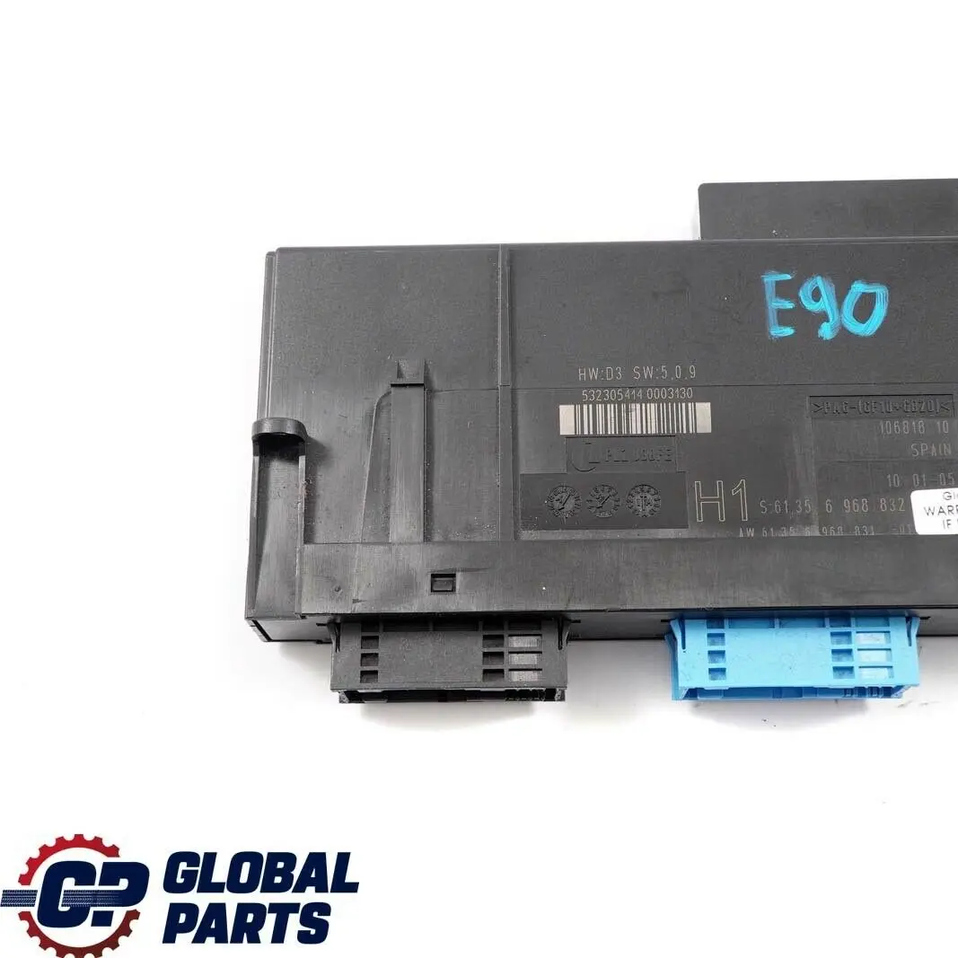 ECU Body Control Module H1 PL2 JBBFE Junction Box to BMW E90 with Part number 6968832 BMW E90 ECU Body Control Module H1 PL2 JBBFE Junction Box - SKU 6968832 - Part number 6968832