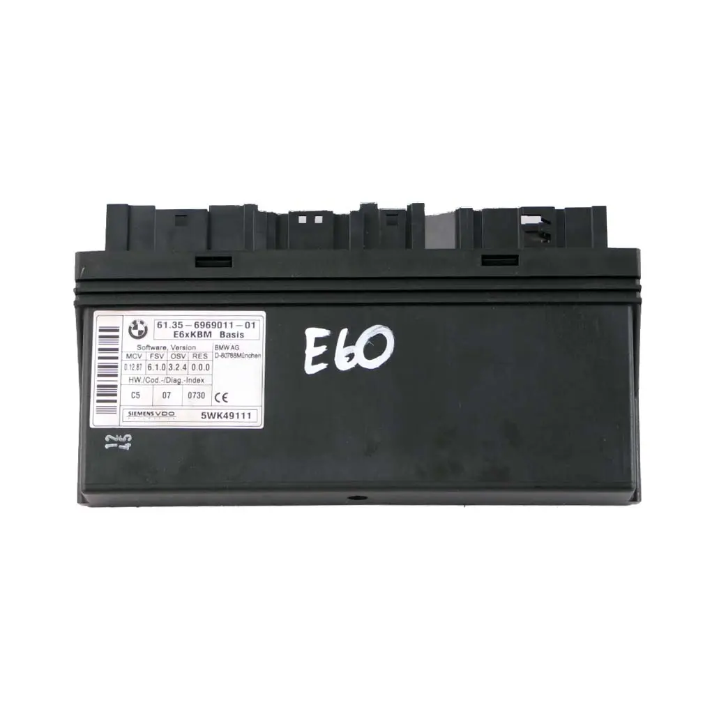 Body Control Modul ECU Steuergerät für BMW E60 E63 E64 mit Teilenummer 6969011 BMW E60 E63 E64 Body Control Modul ECU Steuergerät - SKU 6969011 - Teilenummer 6969011