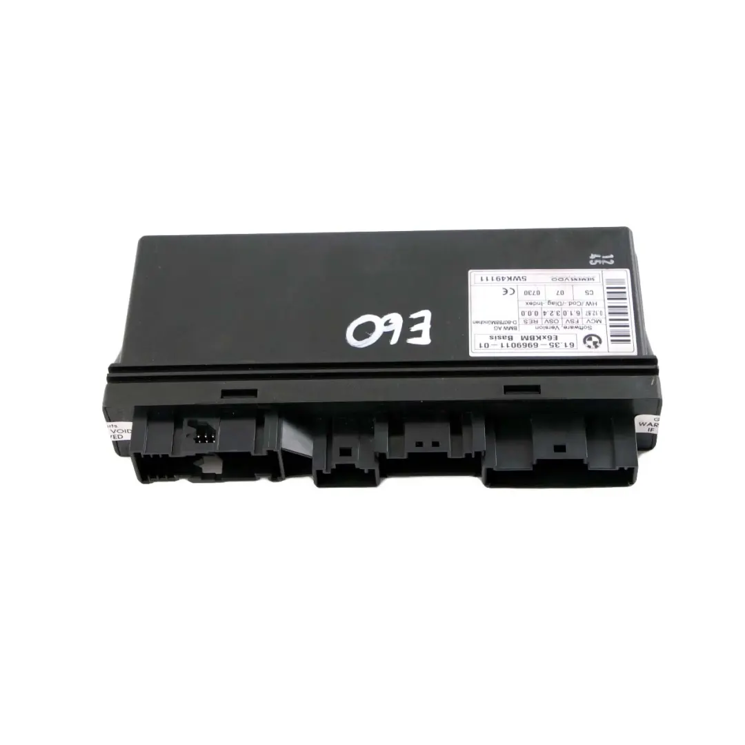 Moduł Sterownik Komfortu Nadwozia ECU do BMW E60 E63 E64 o numerze 6969011 BMW E60 E63 E64 Moduł Sterownik Komfortu Nadwozia ECU - SKU 6969011 - Numer Części 6969011