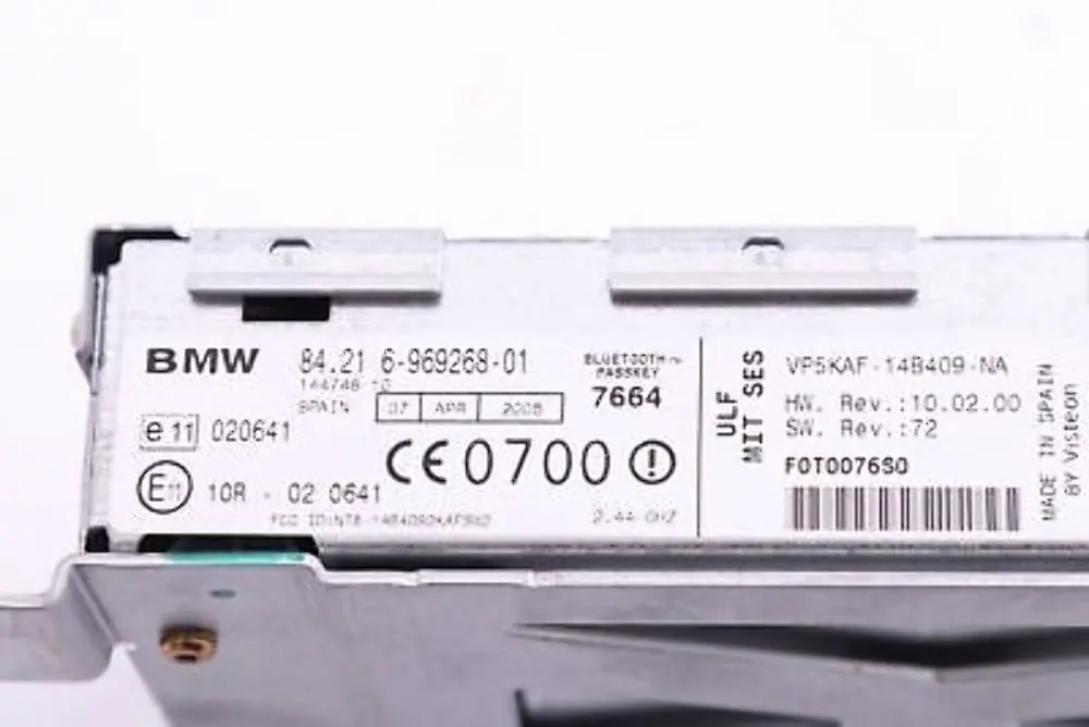 Electrónica Módulo De Carga BMW E81 E87 E90 Manos Libres MULF para con número de pieza 6969268 Electrónica Módulo De Carga BMW E81 E87 E90 Manos Libres MULF - SKU 6969268 - Número de pieza 6969268