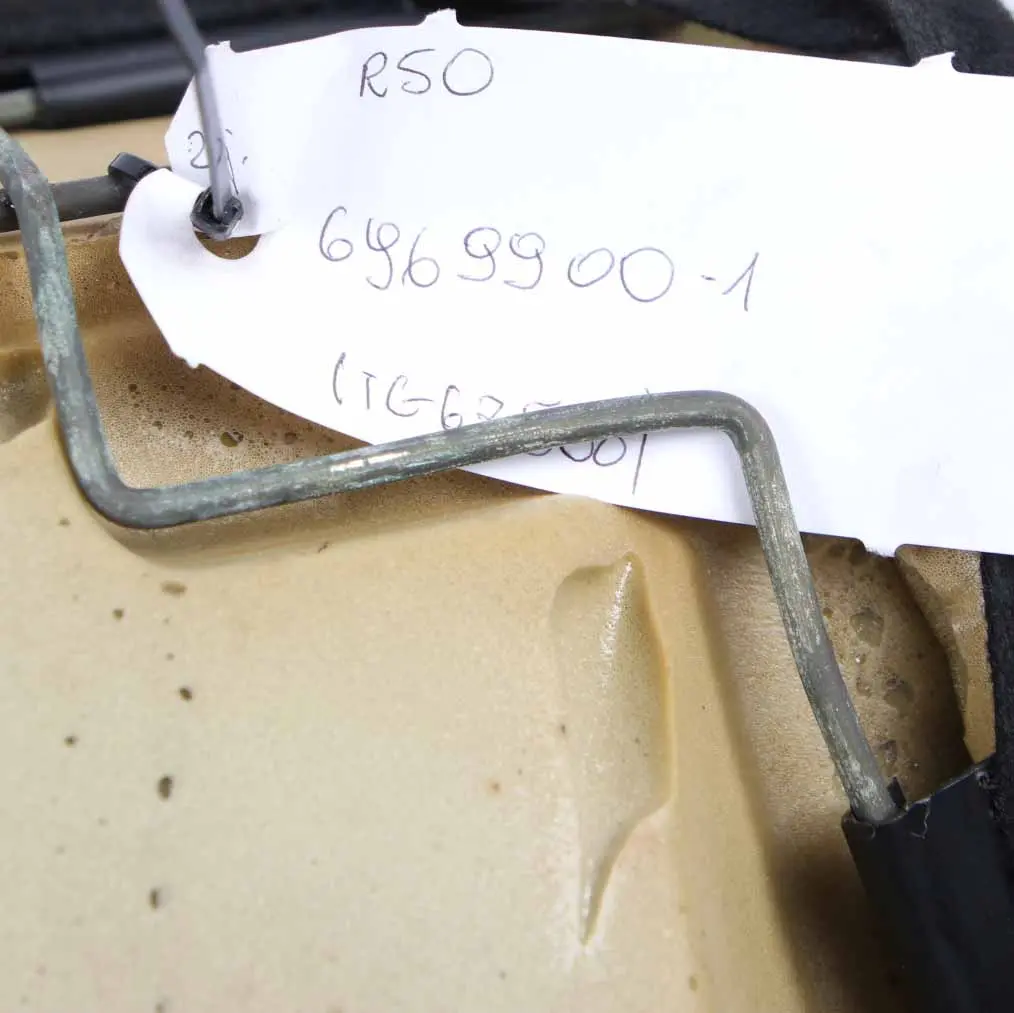 Back Cover Bench Sofa Base Leather English Park Lane to Mini R50 Rear Seat with Part number 6969900 Mini R50 Rear Seat Back Cover Bench Sofa Base Leather English Park Lane - SKU 6969900-1 - Part number 6969900