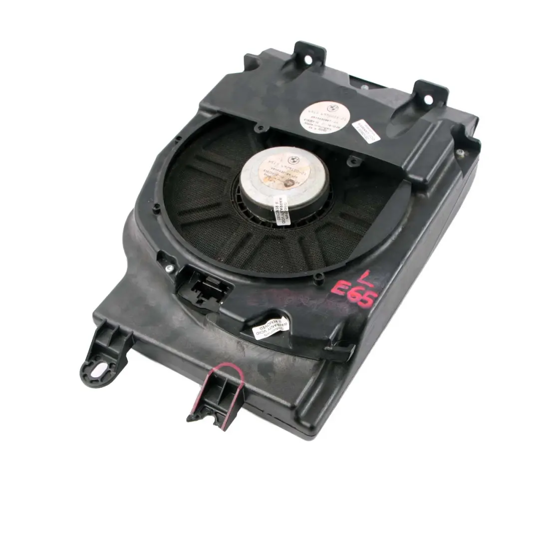 Left N/S Central Bass Stereo System Subwoofer Sound Speaker to BMW E65 E66 with Part number 6970005 BMW E65 E66 Left N/S Central Bass Stereo System Subwoofer Sound Speaker - SKU 6970005-1 - Part number 6970005