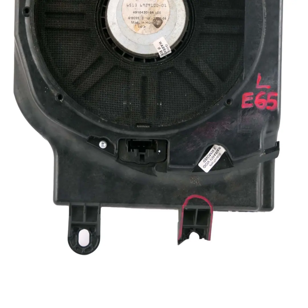 Left N/S Central Bass Stereo System Subwoofer Sound Speaker to BMW E65 E66 with Part number 6970005 BMW E65 E66 Left N/S Central Bass Stereo System Subwoofer Sound Speaker - SKU 6970005-1 - Part number 6970005