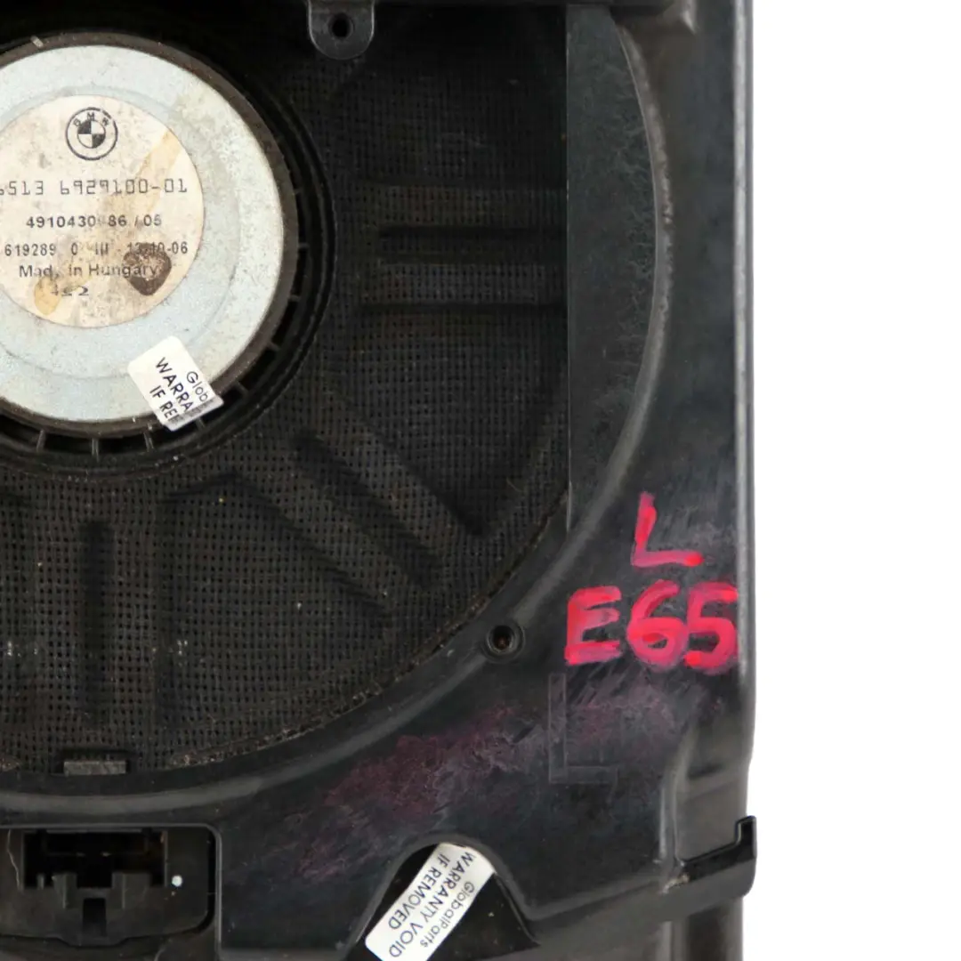 BMW E65 E66 Left N/S Central Bass Stereo System Subwoofer Sound Speaker - SKU 6970005-1 - Part number 6970005