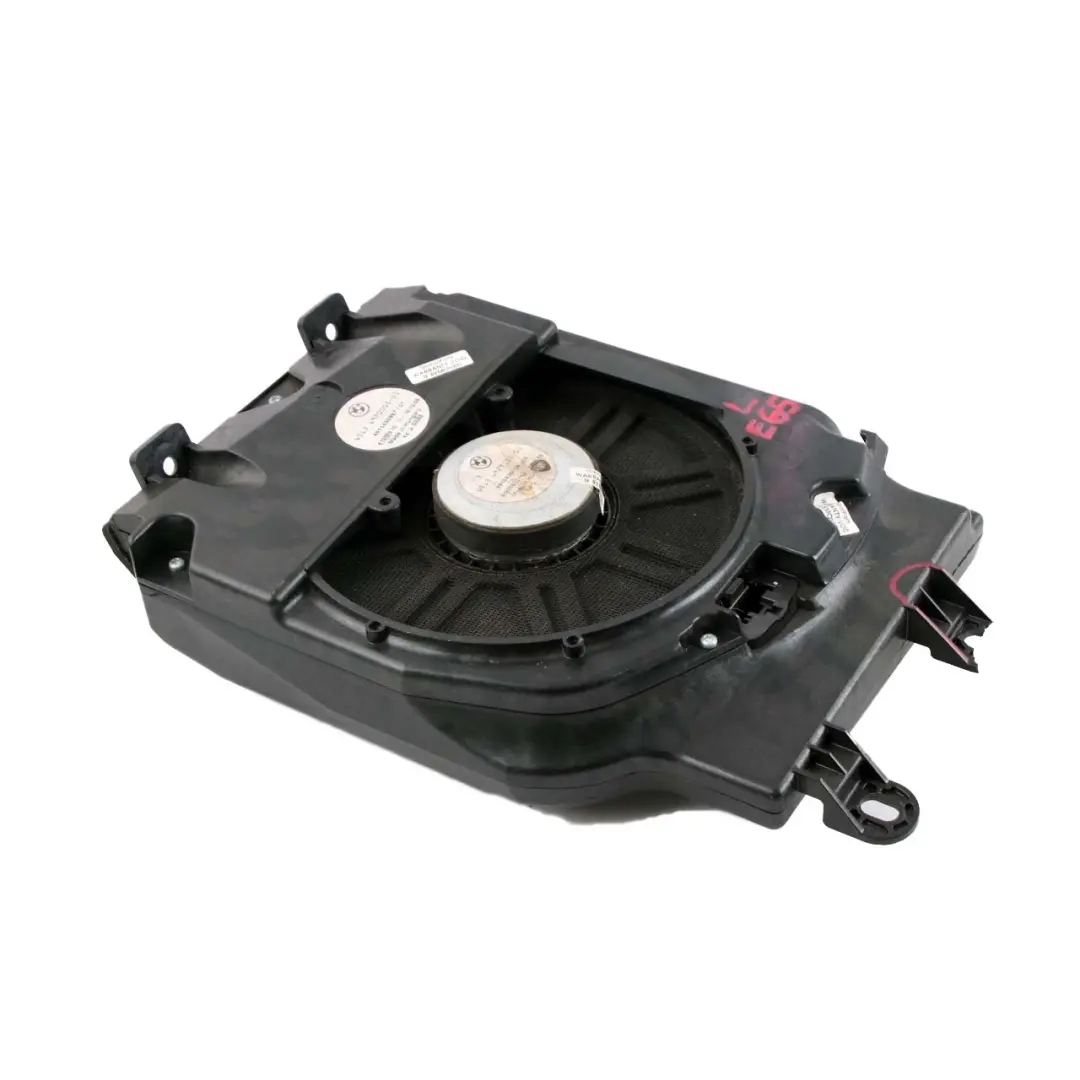 Left N/S Central Bass Stereo System Subwoofer Sound Speaker to BMW E65 E66 with Part number 6970005 BMW E65 E66 Left N/S Central Bass Stereo System Subwoofer Sound Speaker - SKU 6970005-1 - Part number 6970005