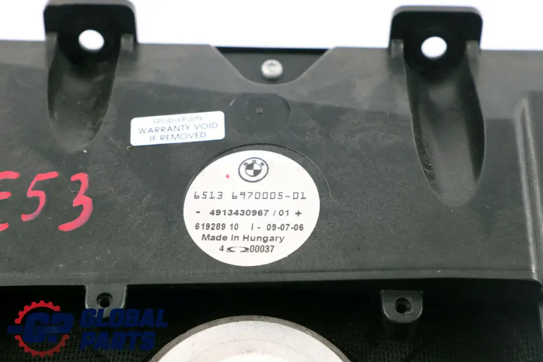 Left N/S Central Bass Stereo System to BMW 7 Series E65 E66 E67 with Part number 6970005 BMW 7 Series E65 E66 E67 Left N/S Central Bass Stereo System - SKU 6970005 - Part number 6970005