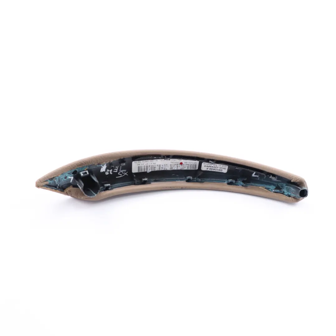 BMW X5 E70 Door Panel Pull Handle Trim Front Rear Left N/S Grab Leather Camel - SKU 6970175 - Part number 6970175