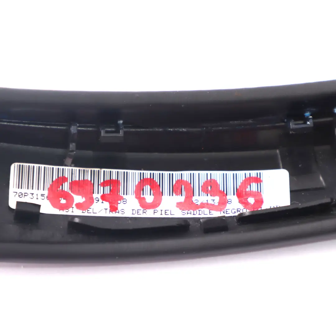 BMW X5 E70 Tarjeta Puerta Tirador Manija Trim Derecho Grab Cuero Nappa Negro - SKU 6970236 - Número de pieza 6970236