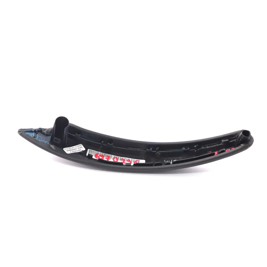 BMW X5 E70 Door Card Panel Pull Handle Trim Right O/S Grab Leather Nappa Black - SKU 6970236 - Part number 6970236