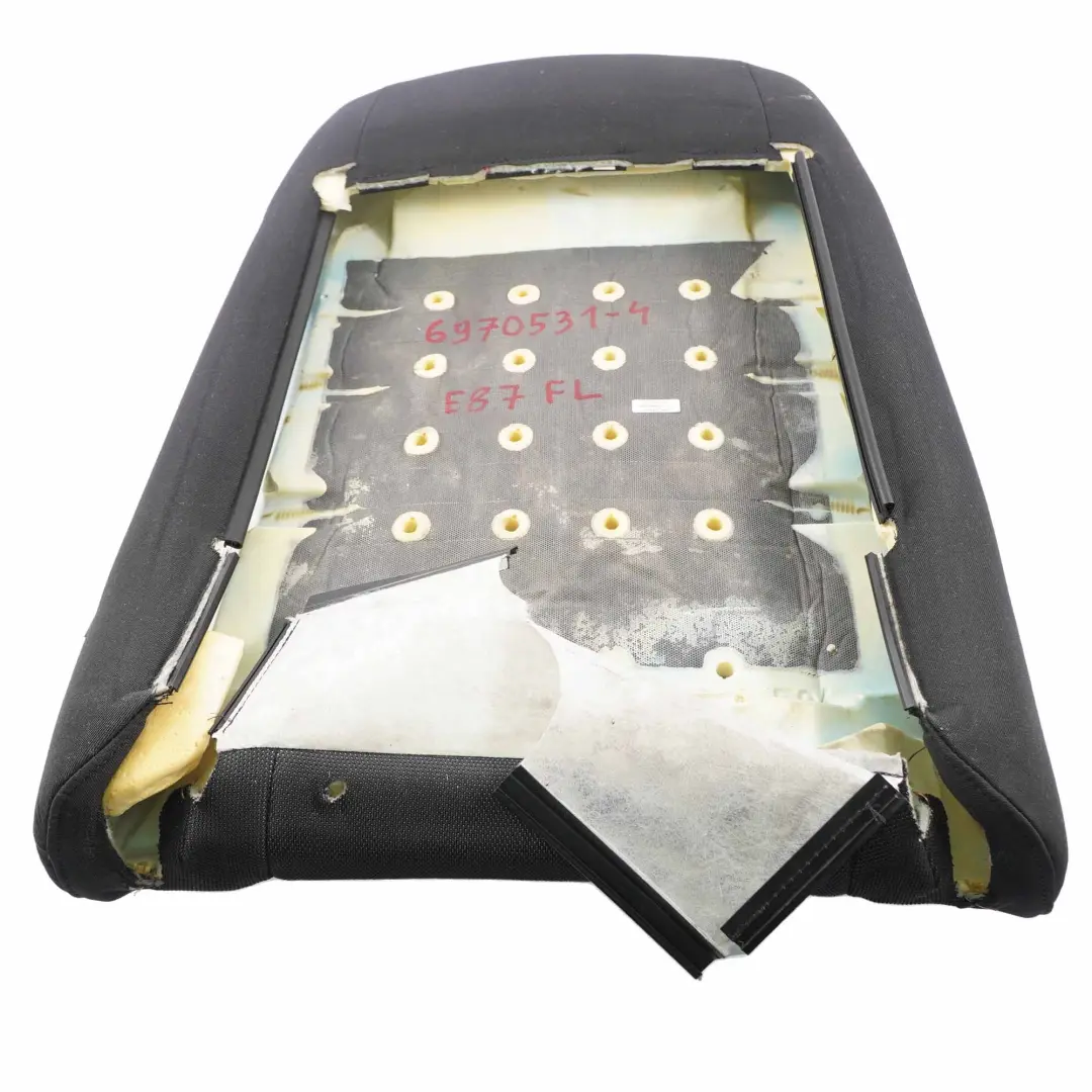 Funda Asiento Delantero Izquierdo Respaldo Interior para BMW E87 LCI con número de pieza 6970531 BMW E87 LCI Funda Asiento Delantero Izquierdo Respaldo Interior - SKU 6970531-4 - Número de pieza 6970531