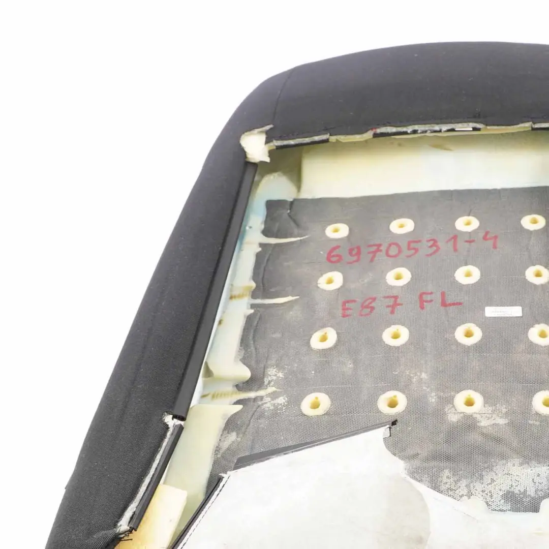 Oparcie Fotela Lewy Przód Materiał do BMW E87 LCI o numerze 6970531 BMW E87 LCI Oparcie Fotela Lewy Przód Materiał - SKU 6970531-4 - Numer Części 6970531