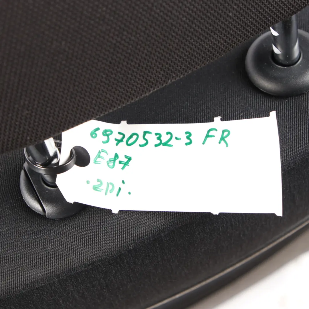Front Seat BMW E87 Cloth Fabric Interior Right O/S Side Network Lumbar to with Part number 6970532 Front Seat BMW E87 Cloth Fabric Interior Right O/S Side Network Lumbar - SKU 6970532-3 - Part number 6970532