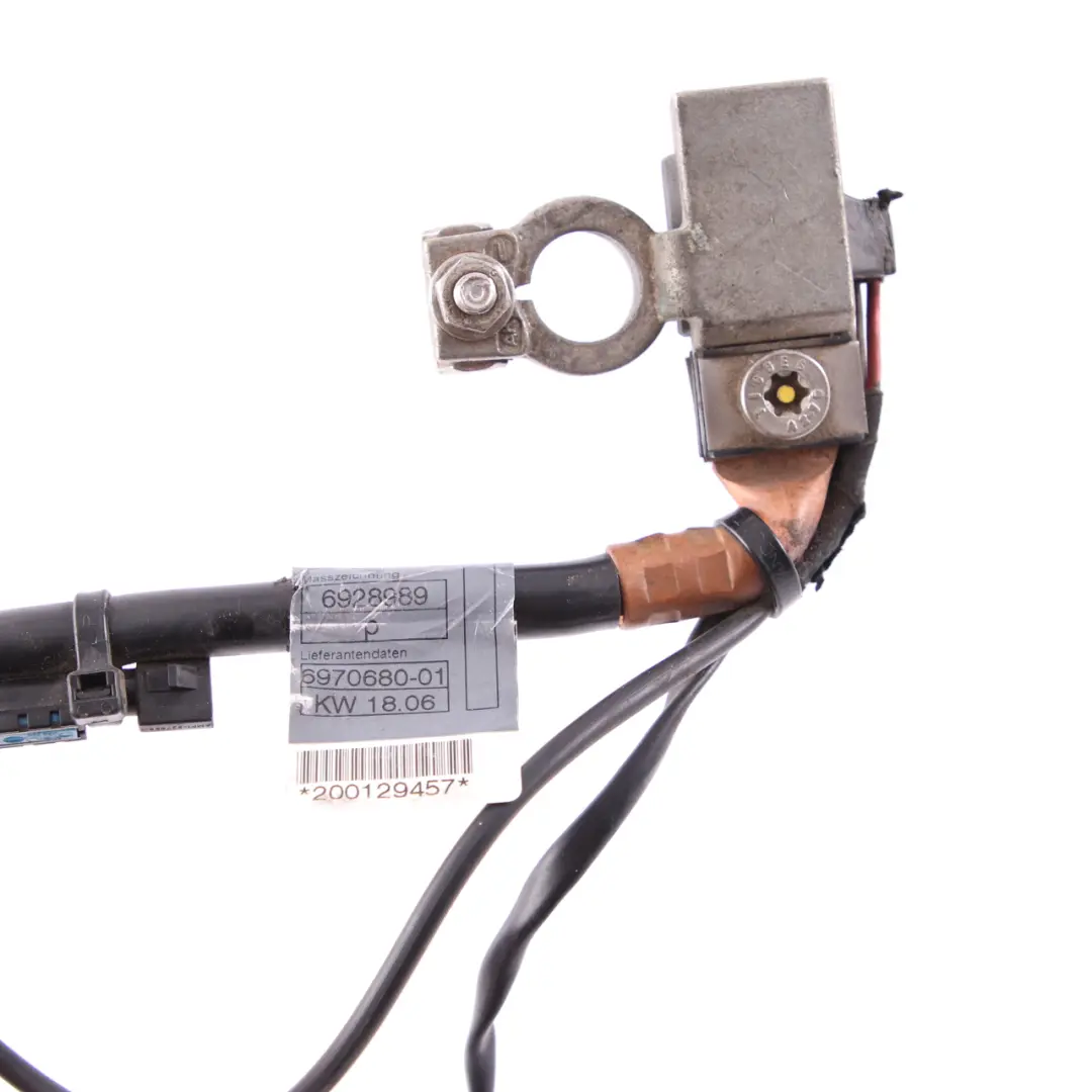 Przewód Ujemny Klema Munisowa IBS do BMW E60 o numerze 6970680 BMW E60 Przewód Ujemny Klema Munisowa IBS - SKU 6970680 - Numer Części 6970680