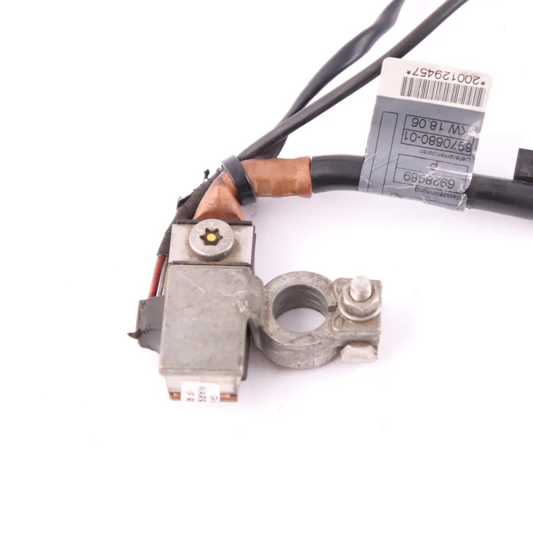 Cavo IBS BMW E60 Cavo Negativo Batteria Cablaggio Unità Controllo per con numero di parte 6970680 Cavo IBS BMW E60 Cavo Negativo Batteria Cablaggio Unità Controllo - SKU 6970680 - Numero di parte 6970680