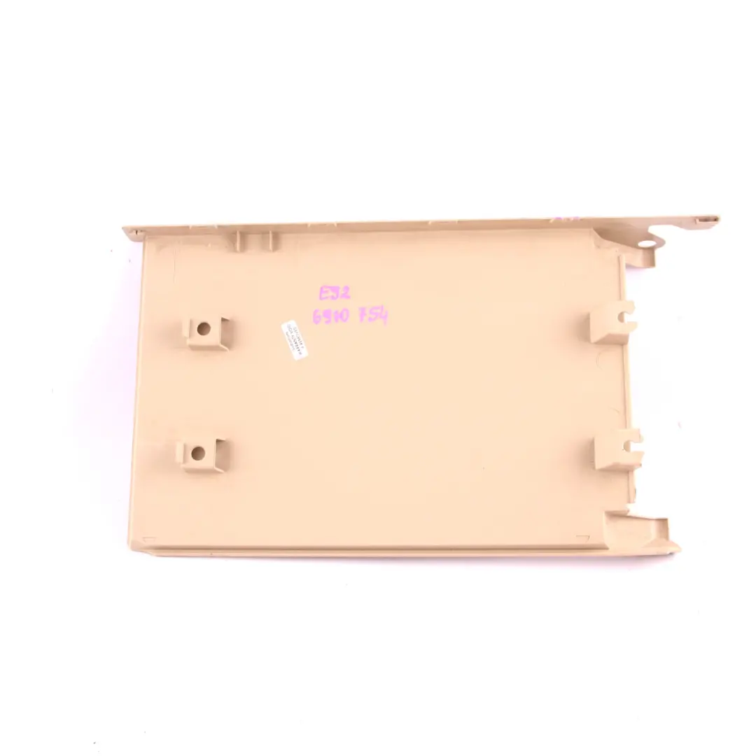 BMW E92 Rear Seat Armrest Centre Trim Cover Panel Creambeige Beige - SKU 6970754 - Part number 6970754