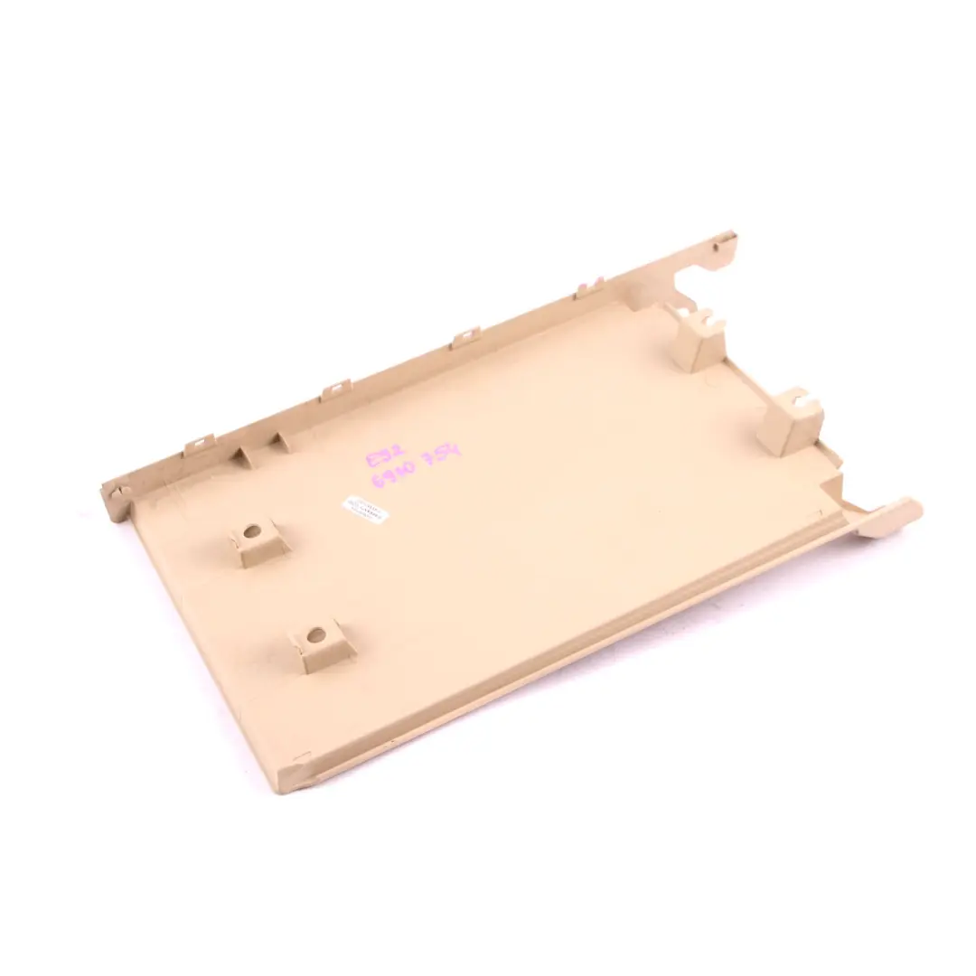 Armrest Centre Trim Cover Panel Creambeige Beige to BMW E92 Rear Seat with Part number 6970754 BMW E92 Rear Seat Armrest Centre Trim Cover Panel Creambeige Beige - SKU 6970754 - Part number 6970754