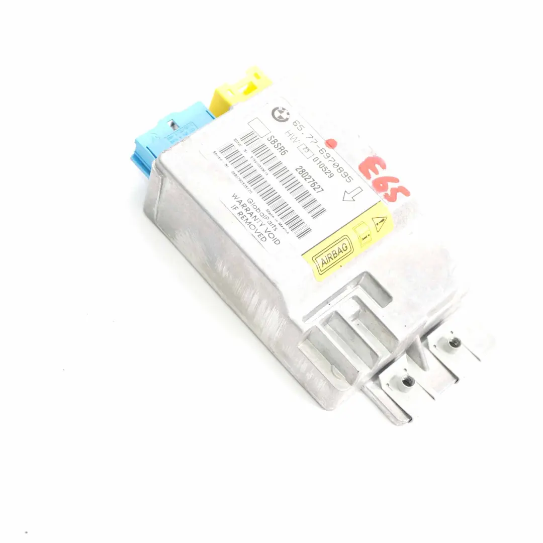 BMW E65 E66 Sensor Colisión Módulo Aire Lado Conductor Pilar B Derecho - SKU 6970895 - Número de pieza 6970895