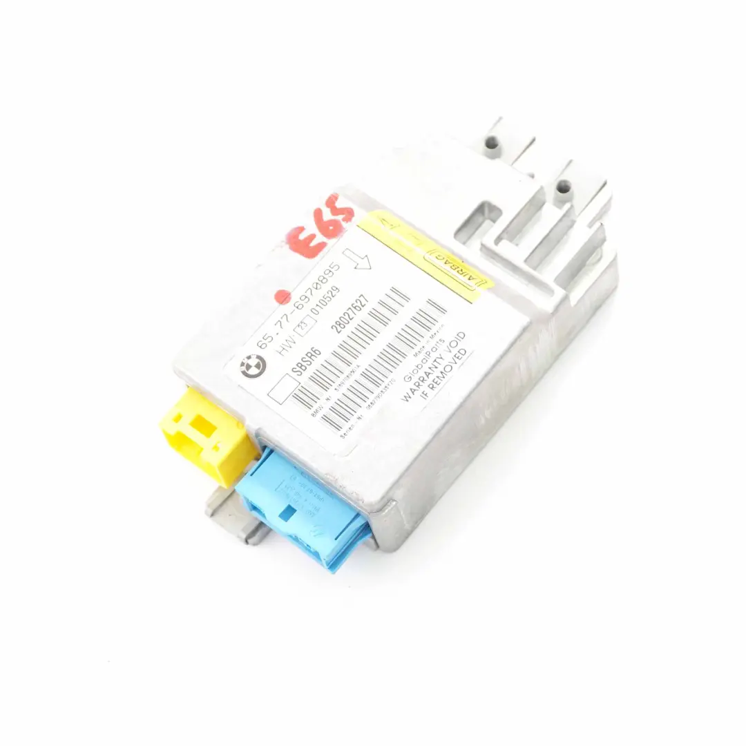 BMW E65 E66 Sensor Colisión Módulo Aire Lado Conductor Pilar B Derecho - SKU 6970895 - Número de pieza 6970895
