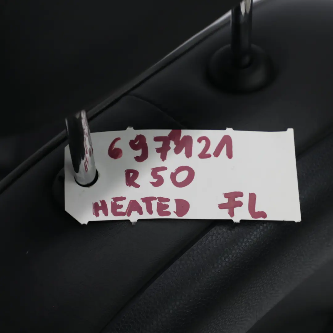 Mini Cooper R50 R53 Heated Front Left N/S Leather English Panther Seat Park Lane - SKU 6971121 - Part number 6971121
