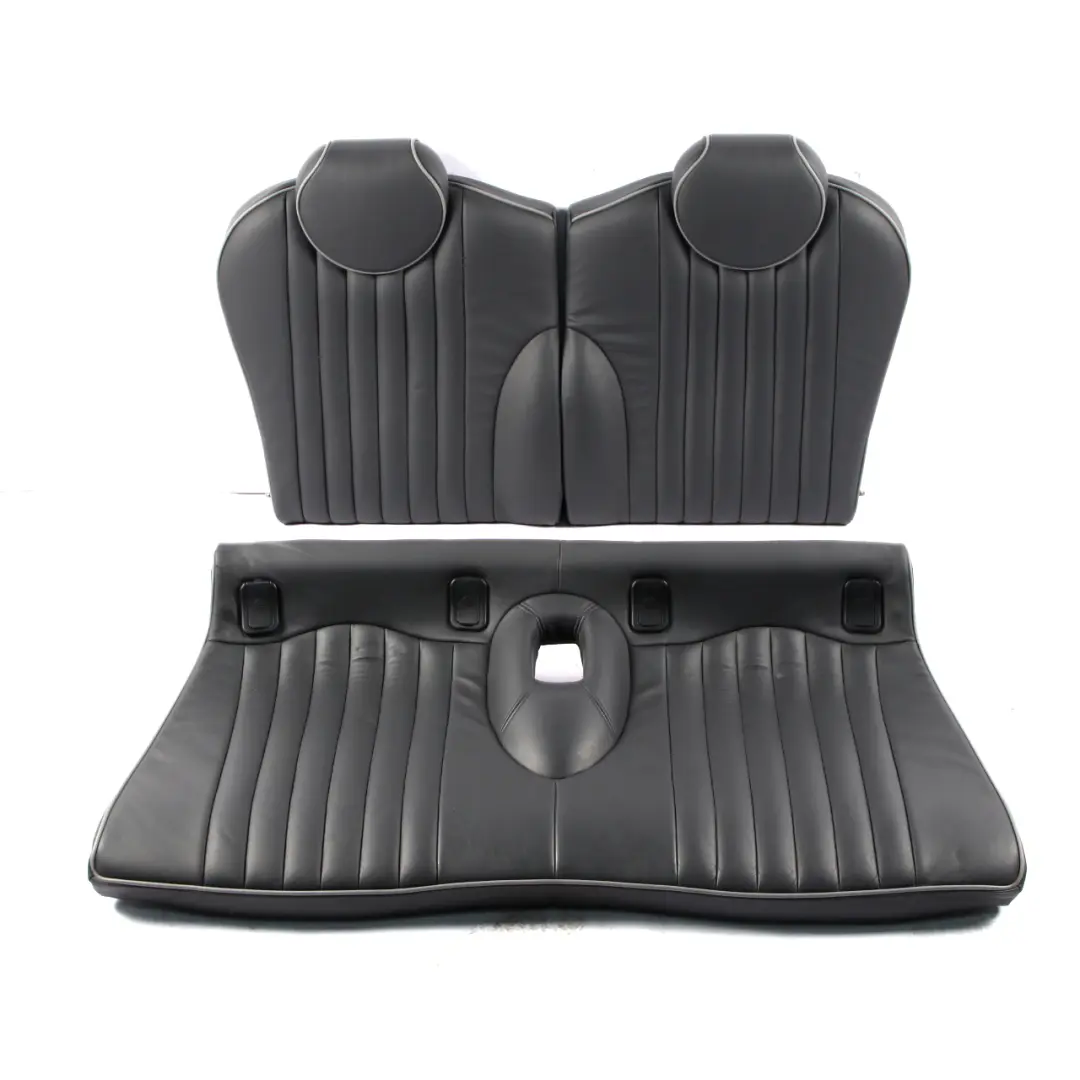  Seats Mini Cooper R50 Leather English Panther Black Front Rear Seat Park Lane - SKU 6971124-1 - Part number 6971124
