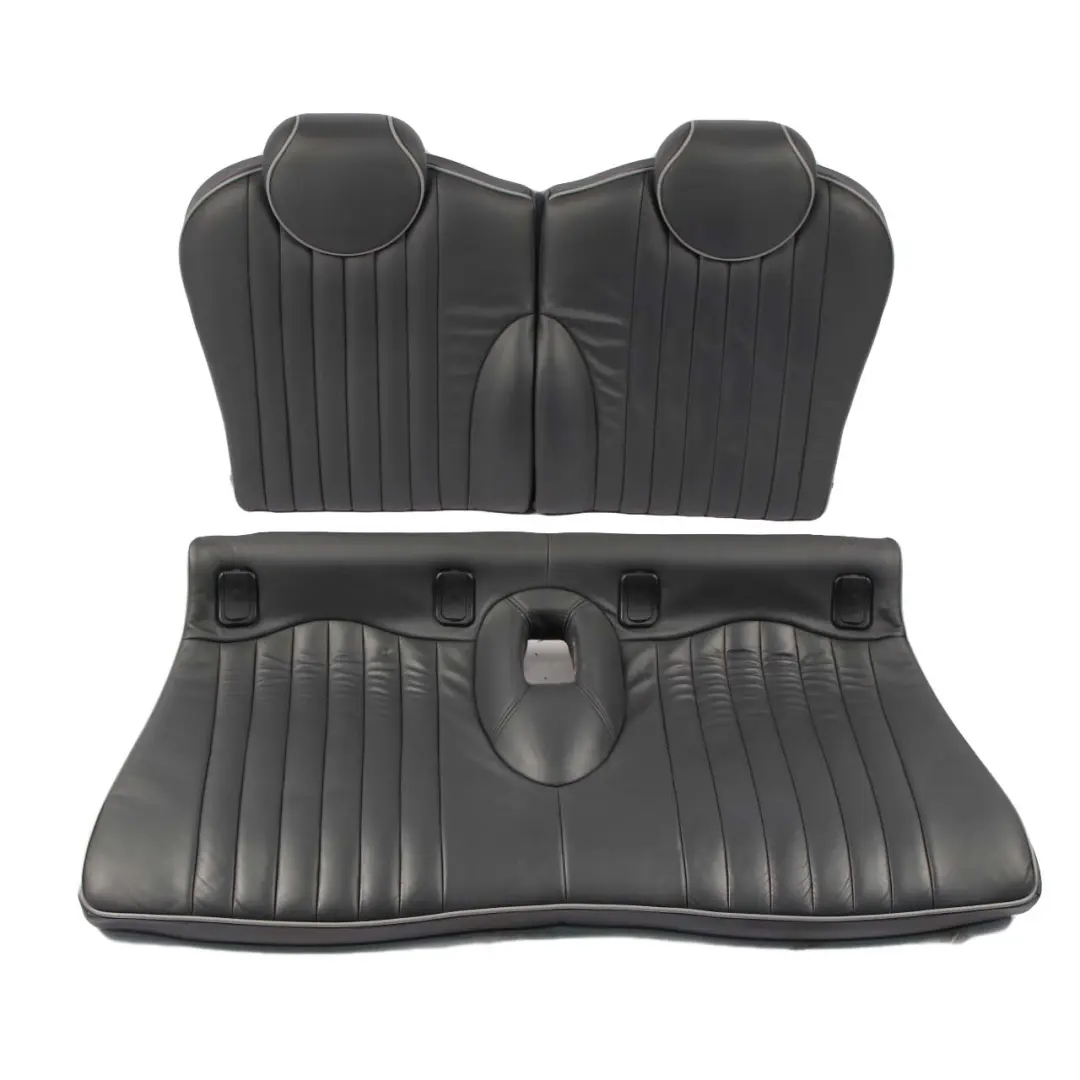  Seats Mini Cooper R50 Leather English Park Lane Panther Black Front Rear Seat - SKU 6971124-2 - Part number 6971124