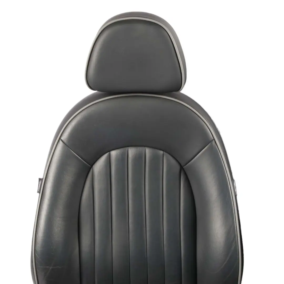  Seats Mini Cooper R50 Leather English Park Lane Panther Black Front Rear Seat - SKU 6971124-2 - Part number 6971124