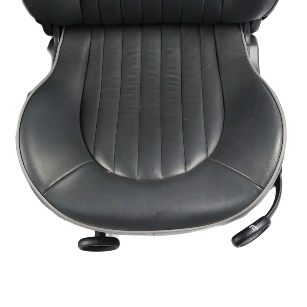  Seats Mini Cooper R50 Leather English Park Lane Panther Black Front Rear Seat - SKU 6971124-2 - Part number 6971124