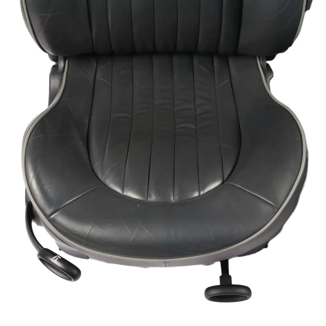 Seats Mini Cooper R50 Leather English Park Lane Panther Black Front Rear Seat to with Part number 6971124 Seats Mini Cooper R50 Leather English Park Lane Panther Black Front Rear Seat - SKU 6971124-2 - Part number 6971124
