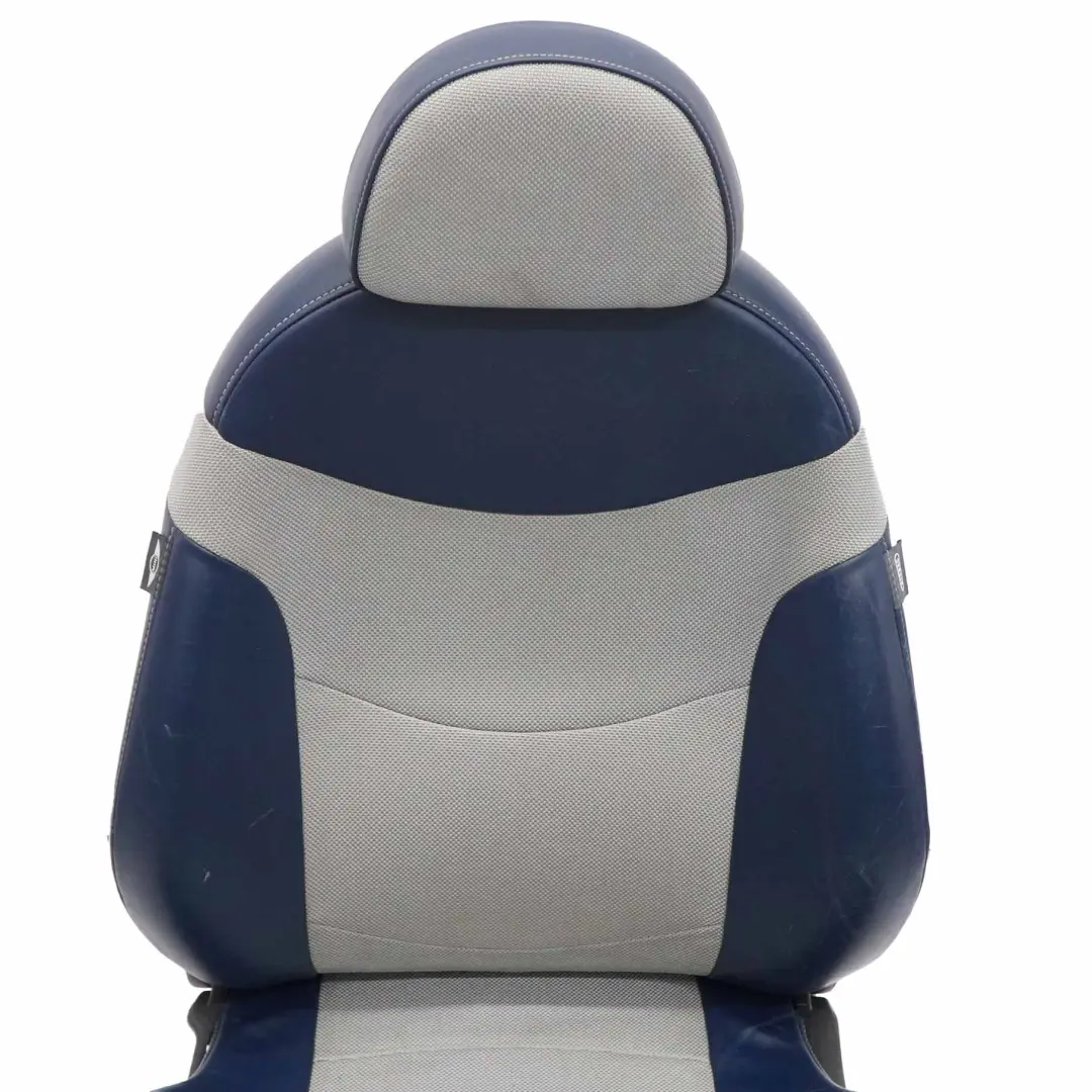  Siège Avant Mini R50 R53 Gauche Chauffé Sport Checkmate Bleu Tissu Cuir - SKU 6971127-1 - Numéro de pièce 6971127