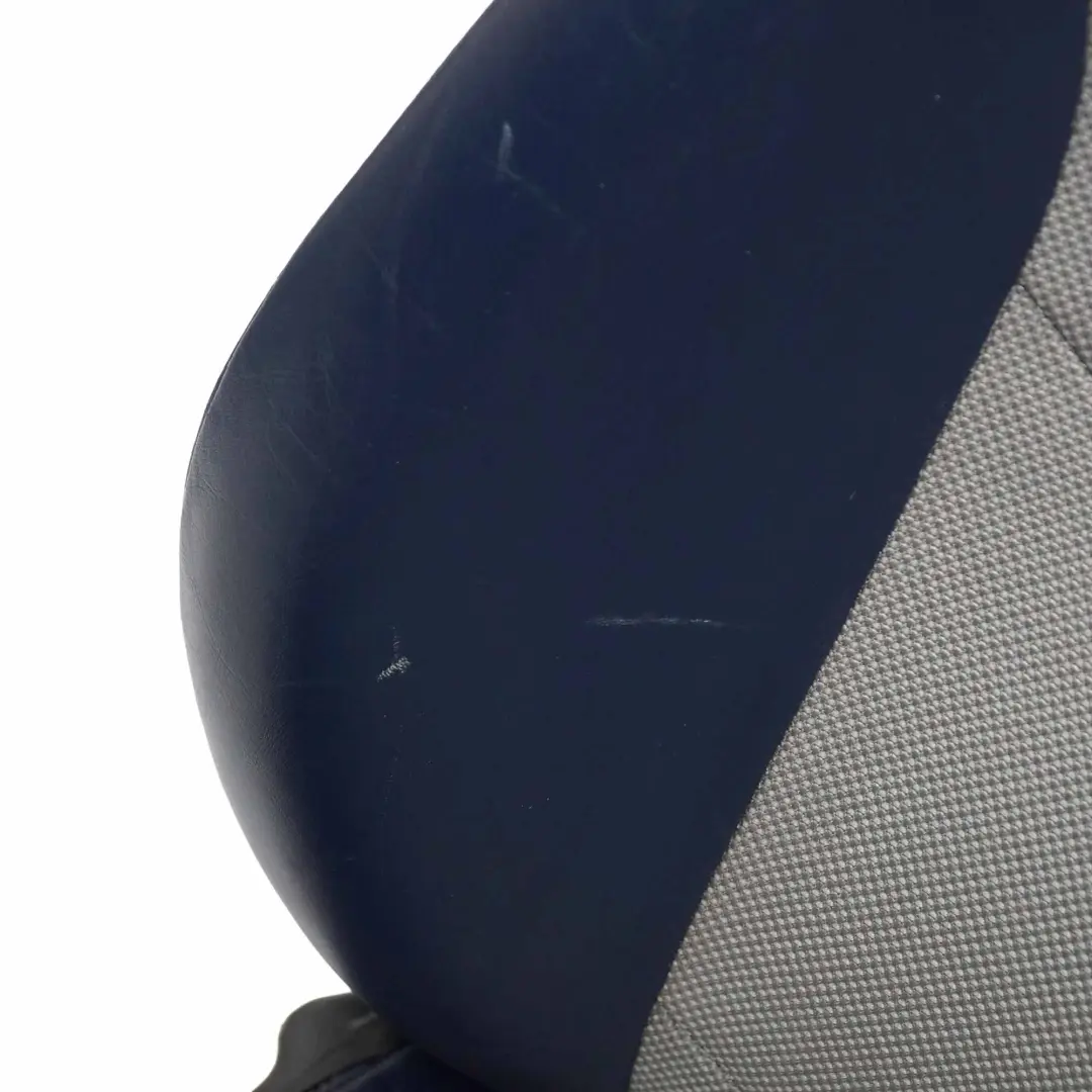  Sedile anteriore Mini R50 Sinistro Riscaldato Sport Checkmate Blu Panno Pelle - SKU 6971127-1 - Numero di parte 6971127