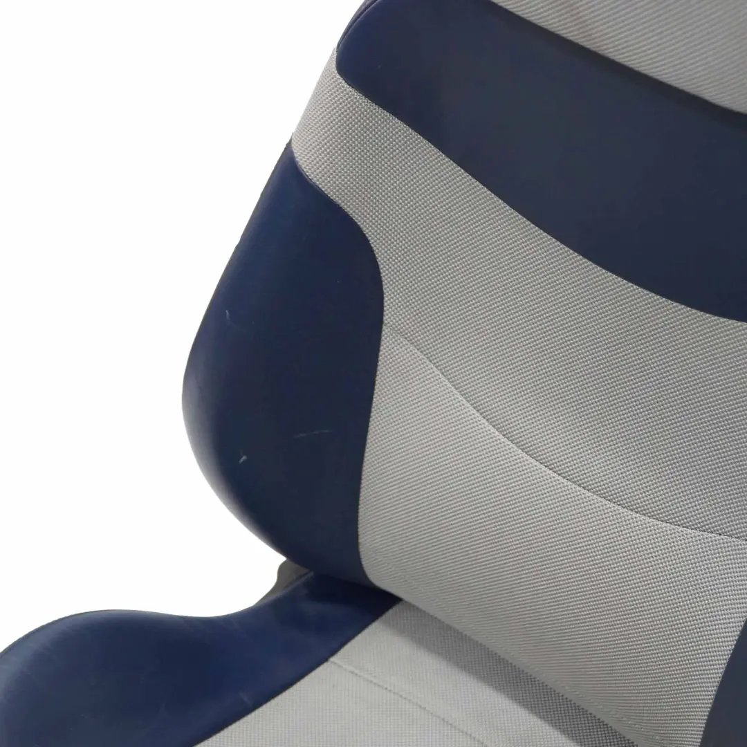  Siège Avant Mini R50 R53 Gauche Chauffé Sport Checkmate Bleu Tissu Cuir - SKU 6971127-1 - Numéro de pièce 6971127