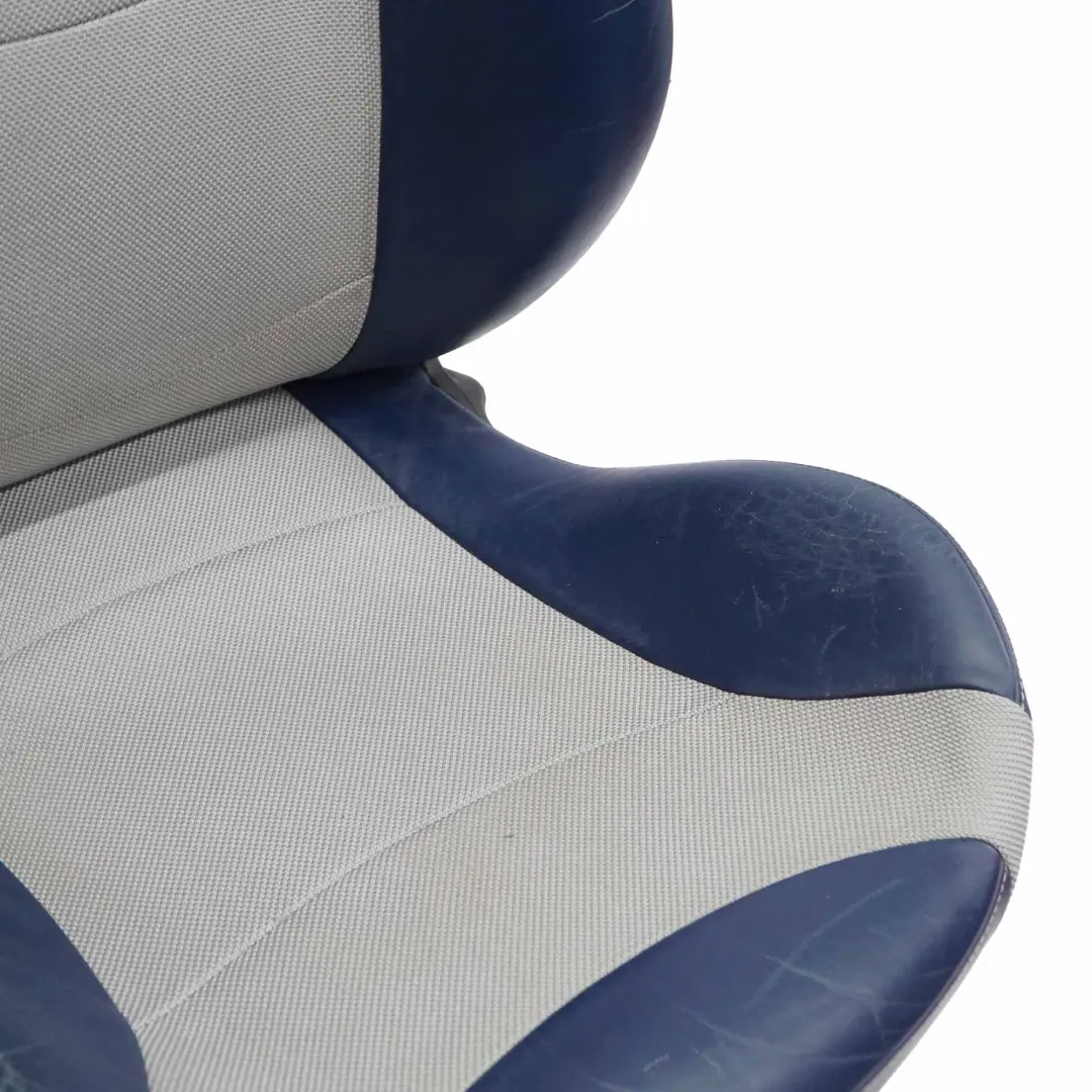 Front Seat Mini R50 R53 Right O/S Heated Sport Checkmate Blue Cloth Leather to with Part number 6971128 Front Seat Mini R50 R53 Right O/S Heated Sport Checkmate Blue Cloth Leather - SKU 6971128-1 - Part number 6971128