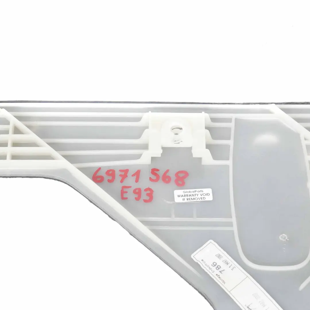 Panel Interior Trim Trunk Boot Partition Bulkhead Black to BMW E93 Convertible with Part number 6971568 BMW E93 Convertible Panel Interior Trim Trunk Boot Partition Bulkhead Black - SKU 6971568 - Part number 6971568
