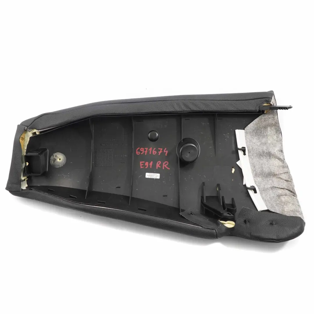BMW E91 Touring Rear Seat Right O/S Side Finisher Leather Citrus - SKU 6971674 - Part number 6971674