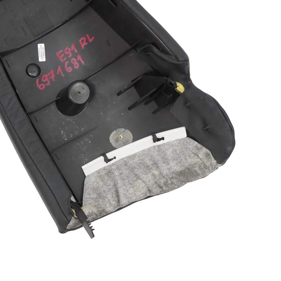 BMW E91 Touring Rear Seat Left N/S Side Finisher Black Leather Dakota 7118805 - SKU 6971681 - Part number 6971681