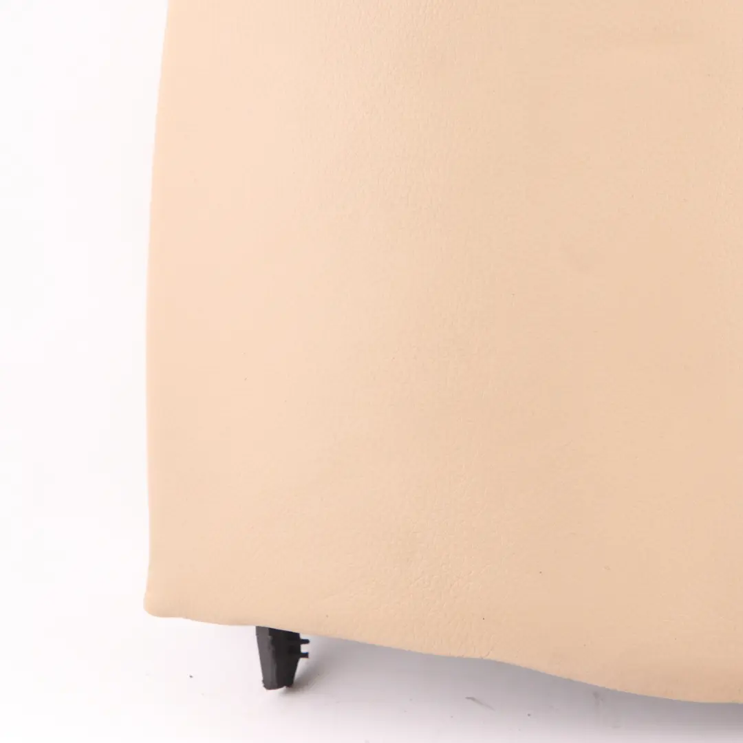 Side Finisher Rear Seat Bench Right O/S Touring Leather Beige to BMW E91 LCI with Part number 6971686 BMW E91 LCI Side Finisher Rear Seat Bench Right O/S Touring Leather Beige - SKU 6971686 - Part number 6971686