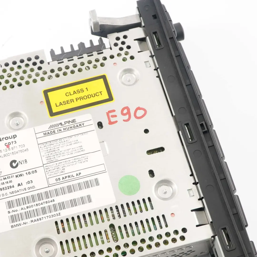 BMW E90 Radio Professional CD Player 6512 - SKU 6971703 - Part number 6971703