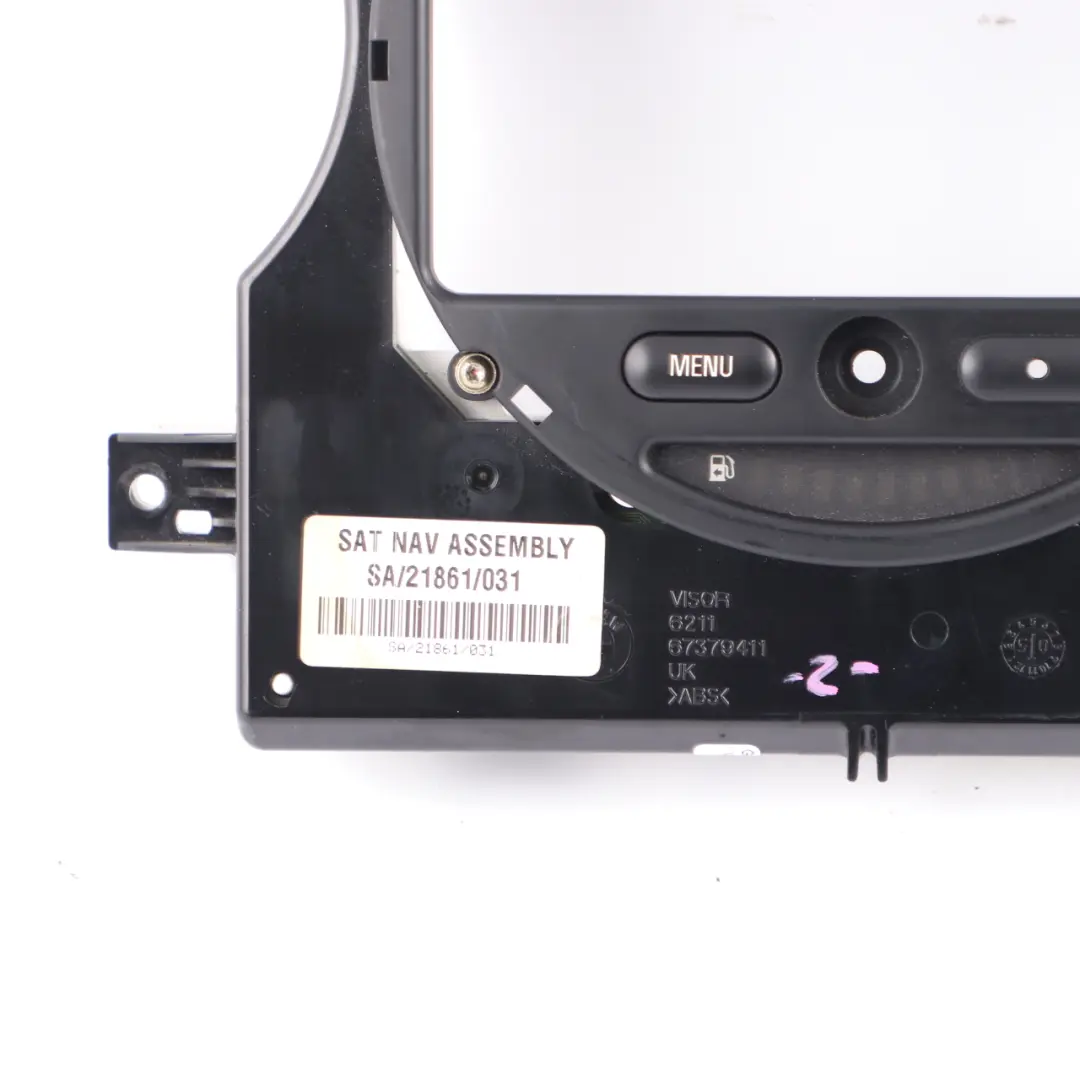 Sat Nav GPS Dashboard Display Head Unit Frame Cover to Mini R50 R52 R53 with Part number 6972084 Mini R50 R52 R53 Sat Nav GPS Dashboard Display Head Unit Frame Cover - SKU 6972084-1 - Part number 6972084