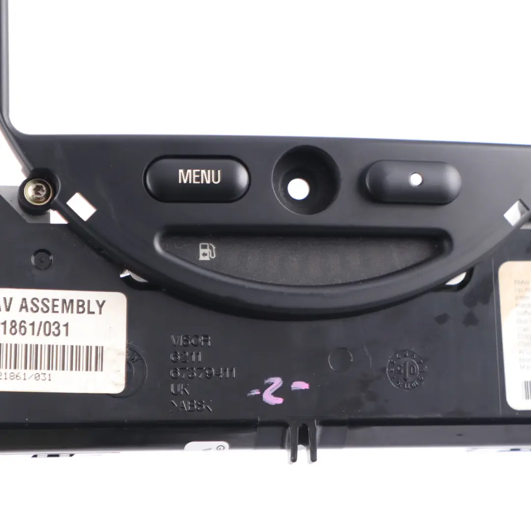 Sat Nav GPS Dashboard Display Head Unit Frame Cover to Mini R50 R52 R53 with Part number 6972084 Mini R50 R52 R53 Sat Nav GPS Dashboard Display Head Unit Frame Cover - SKU 6972084-1 - Part number 6972084