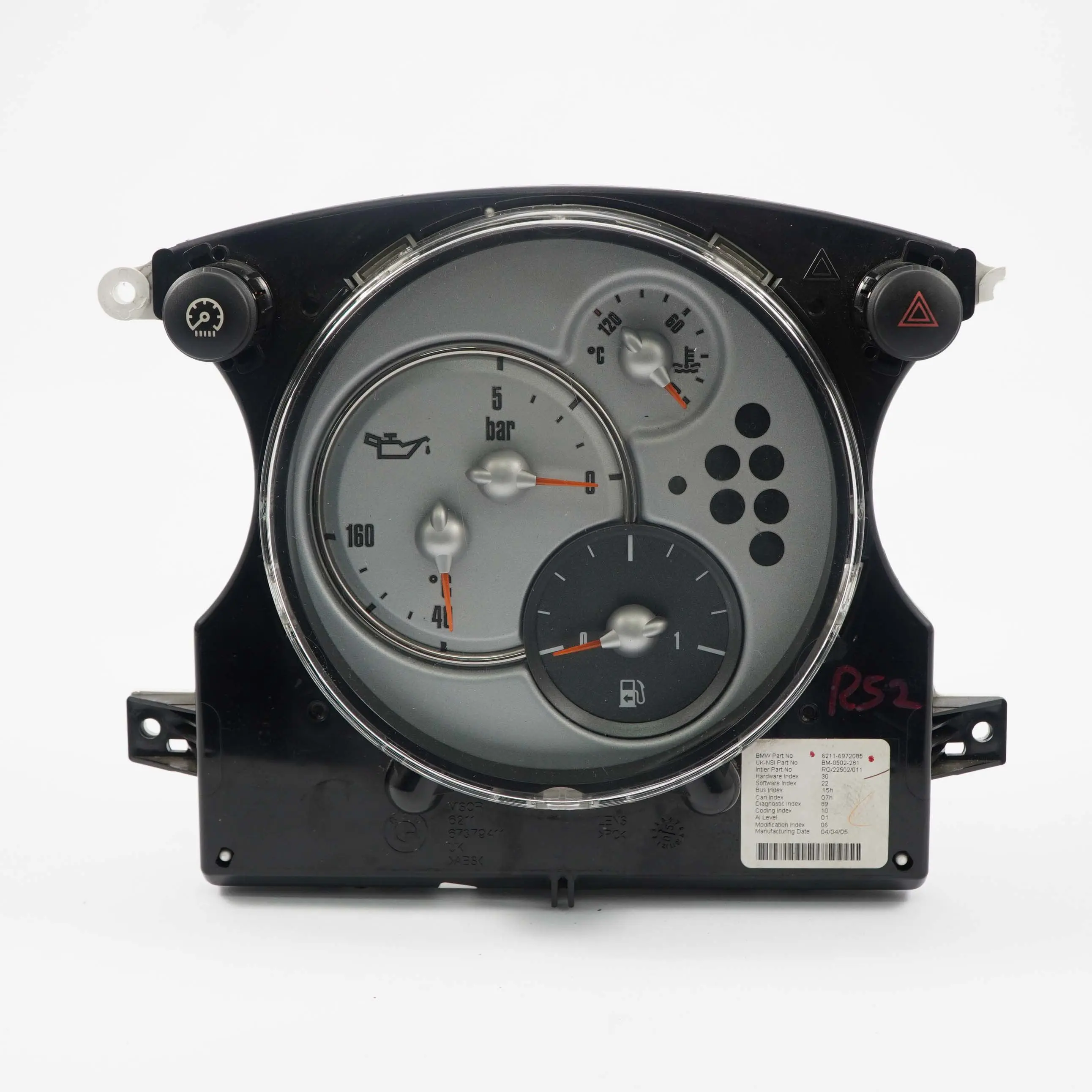 Mini Cooper One R50 R52 R53 Panel De instrumentos Modulo Chrono Package 6972085