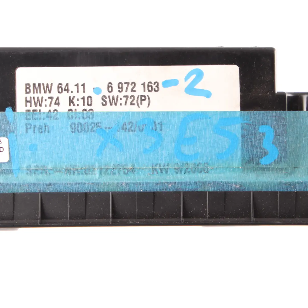 A/C Air Conditioning Control Switches to BMW X5 E53 Automatic with Part number 6972163 BMW X5 E53 Automatic A/C Air Conditioning Control Switches - SKU 6972163-2 - Part number 6972163