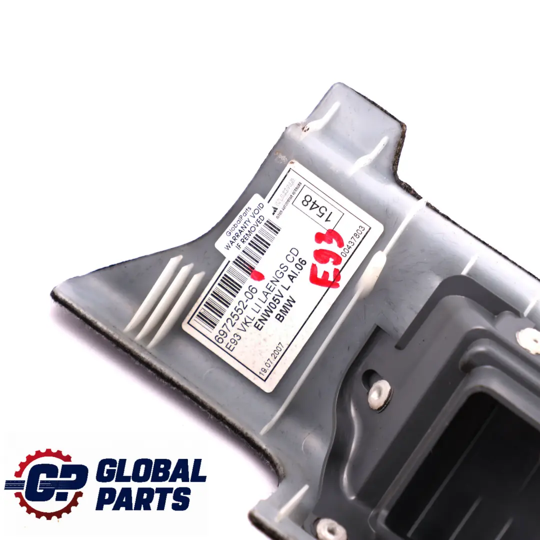 Kofferraum Verkleidung Längsträger Links für BMW 3 E93 Cabrio mit Teilenummer 6972552 BMW 3 E93 Cabrio Kofferraum Verkleidung Längsträger Links - SKU 6972552 - Teilenummer 6972552