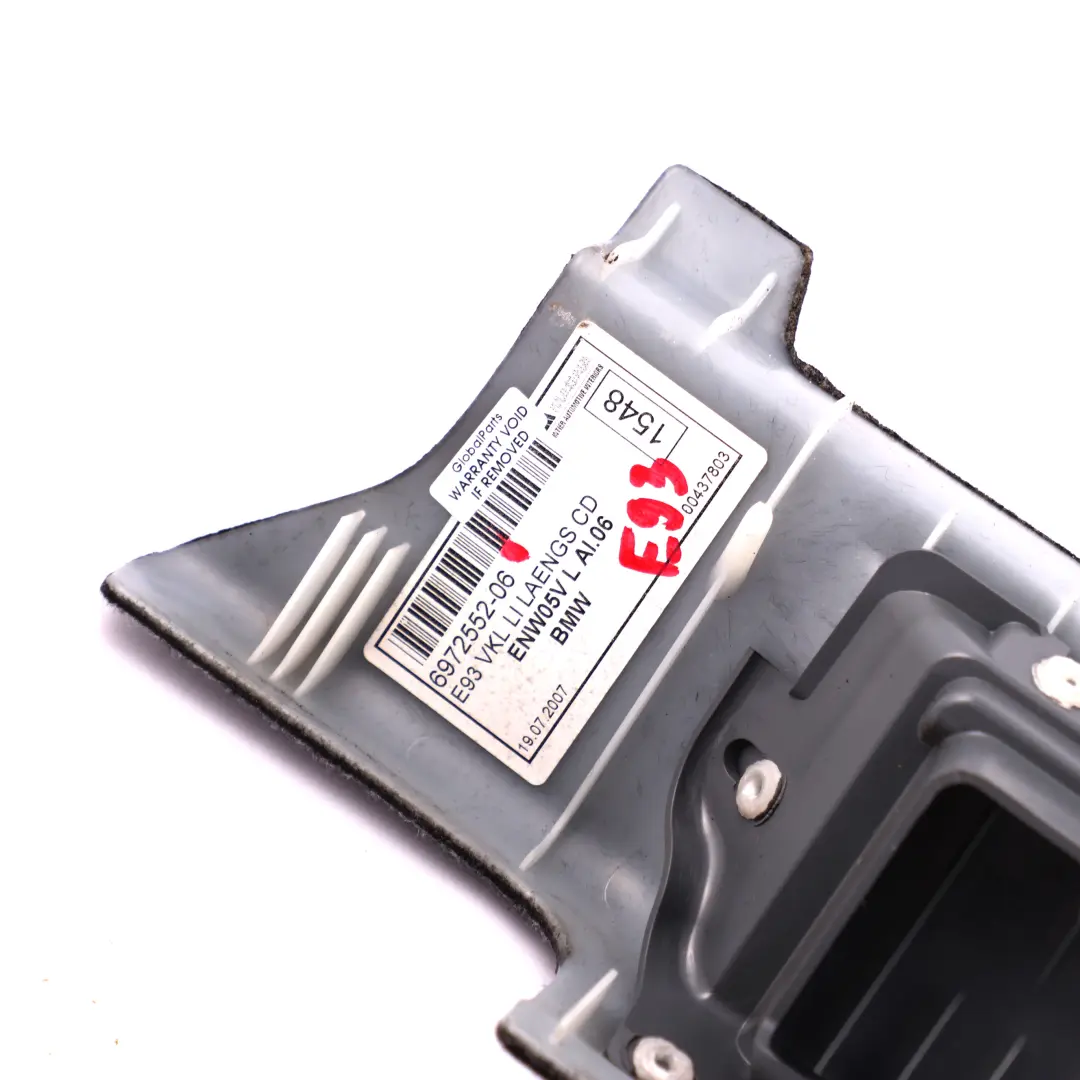 Kofferraum Verkleidung Längsträger Links für BMW 3 E93 Cabrio mit Teilenummer 6972552 BMW 3 E93 Cabrio Kofferraum Verkleidung Längsträger Links - SKU 6972552 - Teilenummer 6972552