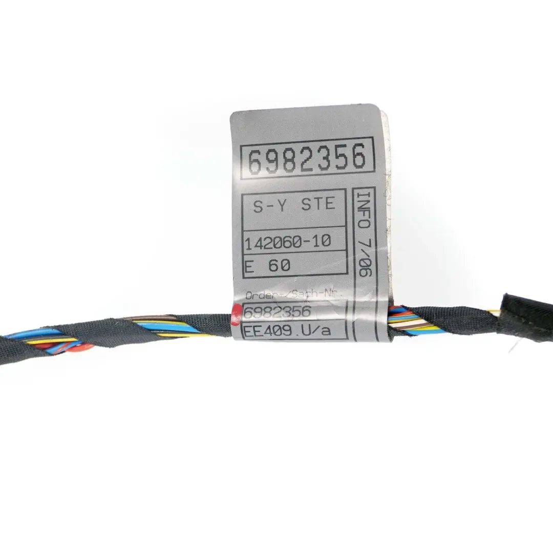 BMW 5 E60 E61 Wiring Loom Harness Co-Drivers Passengers Side 6982360 - SKU 6972577 - Part number 6972577