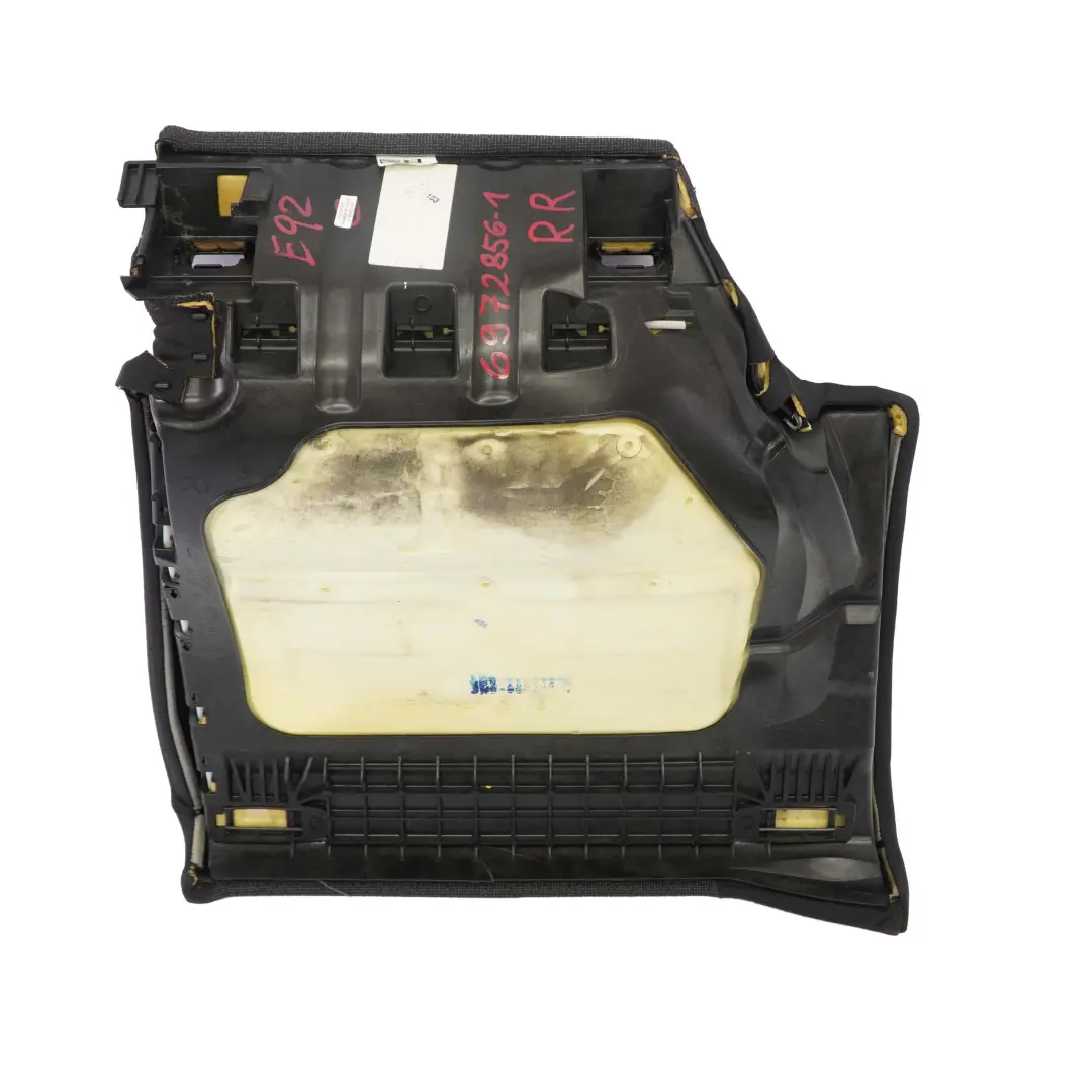 BMW E92 Tela Negro Antracita Funda Asiento Trasero Couch Derecho - SKU 6972856-1 - Número de pieza 6972856