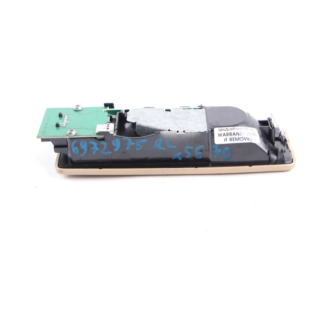 Reading Light Interior Rear Left N/S Lamp Savannabeige to BMW X5 E70 with Part number 6972975 BMW X5 E70 Reading Light Interior Rear Left N/S Lamp Savannabeige - SKU 6972975 - Part number 6972975