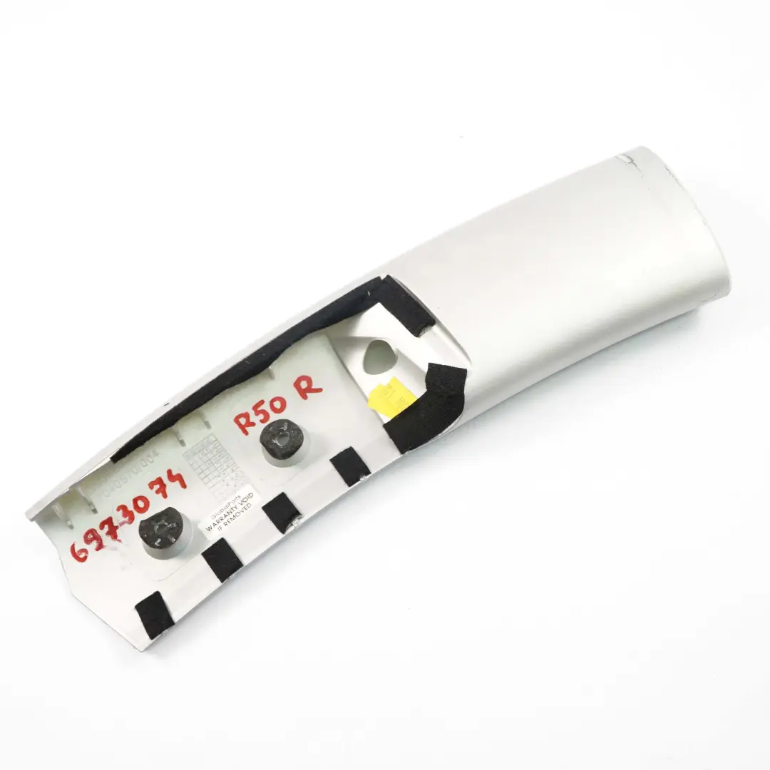  Genuine Mini Cooper One R50 R53 Tapa Tubo Derecha Decoracion Plata 7040570 - SKU 6973074 - Número de pieza 6973074