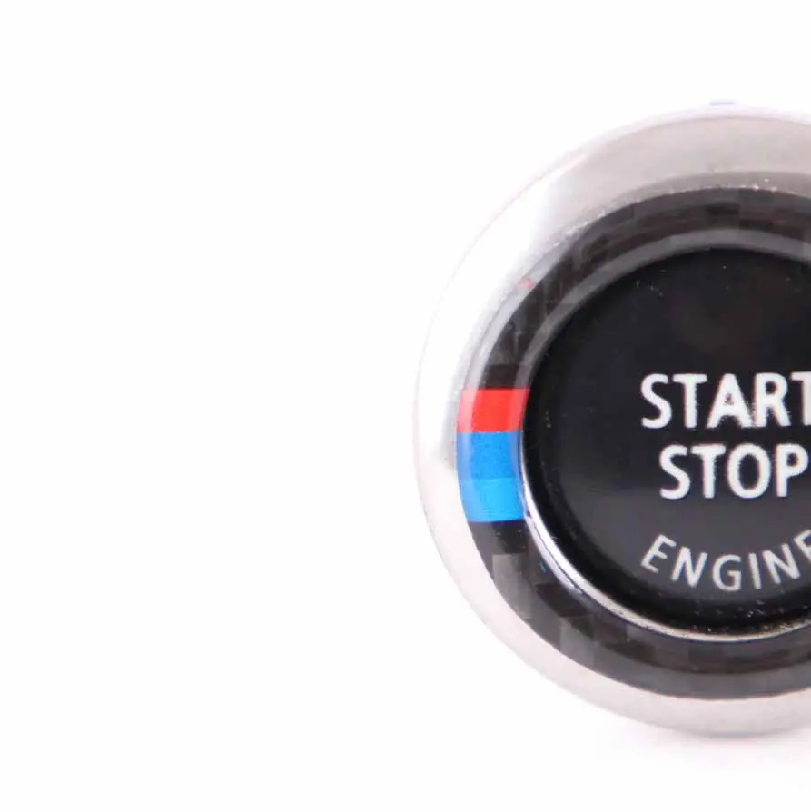 BMW E92 E93 Start Stop Ignition Switch Button Black M Carbon Look - SKU 6973276-3 - Part number 6973276